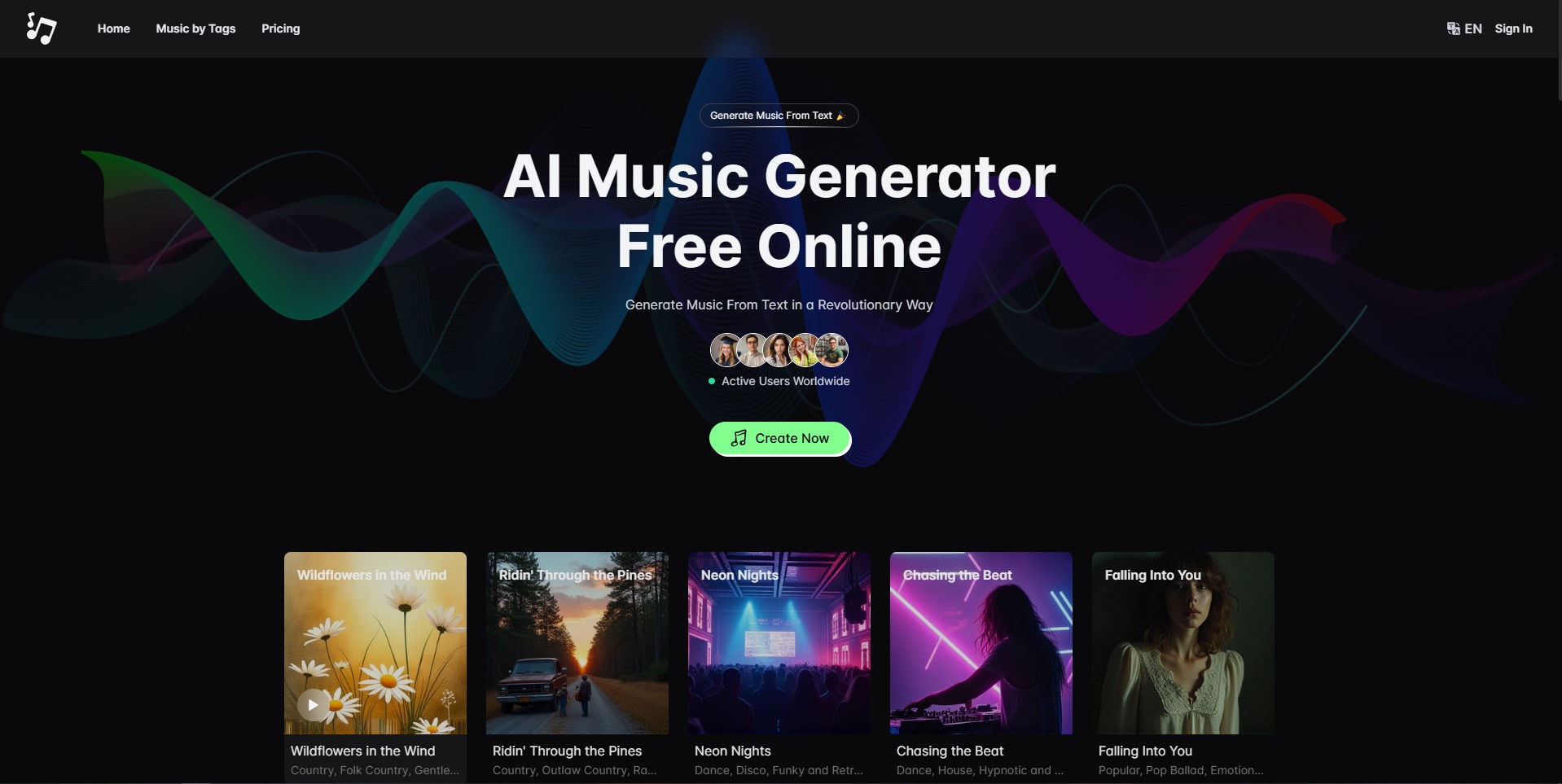 AI Music Generator creating original compositions using artificial intelligence