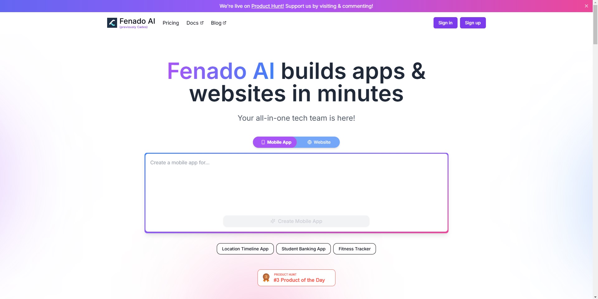 Fenado AI enhancing Cades with user insights, testing, and analytics tools