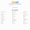 Screenshot of the Jobed AI platform showing a generated job description