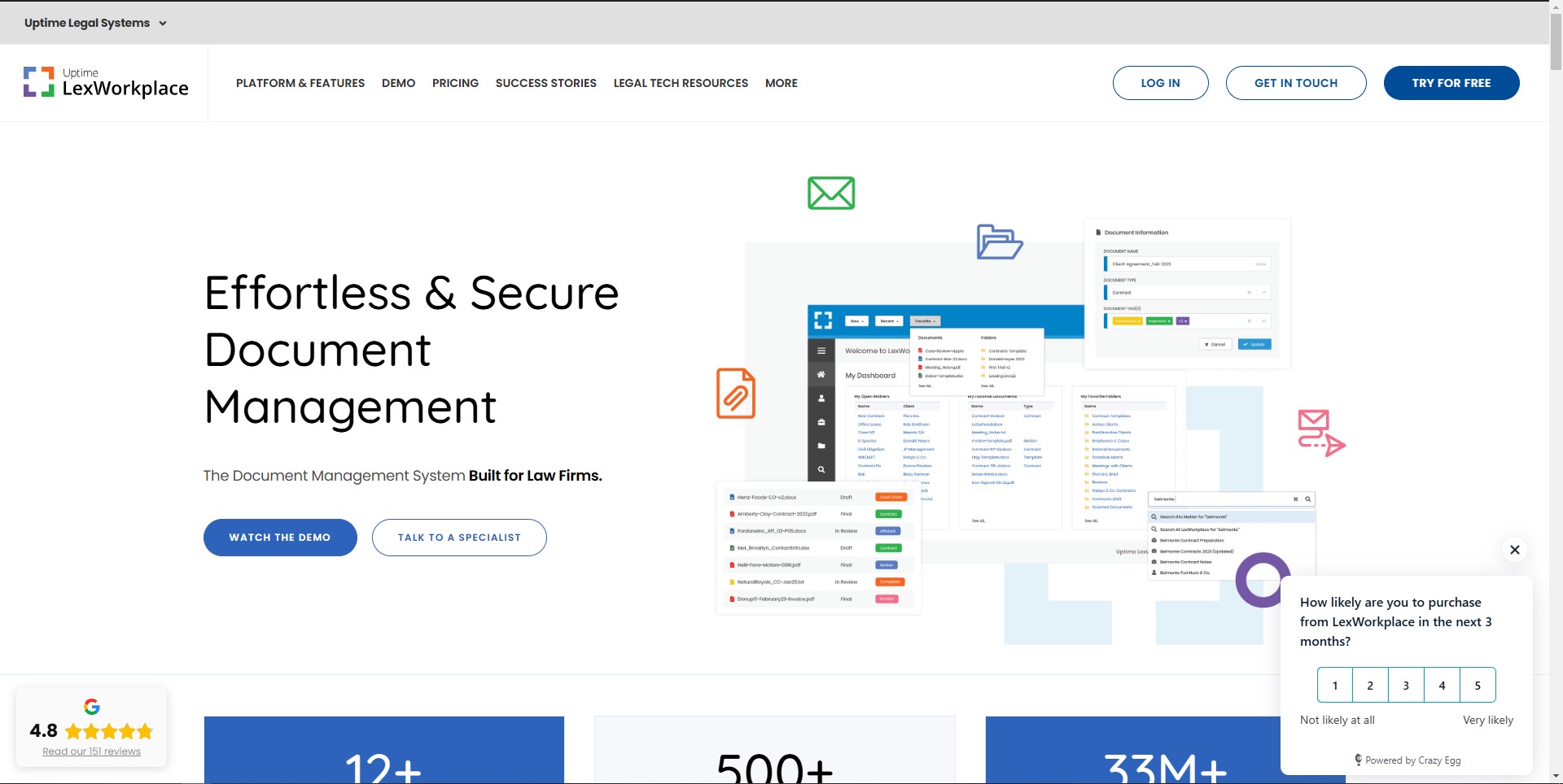 LexWorkplace: Cloud-based document management system for law firms