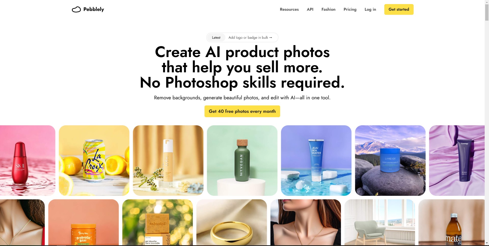 Pebblely AI transforming product photography with advanced artificial intelligence