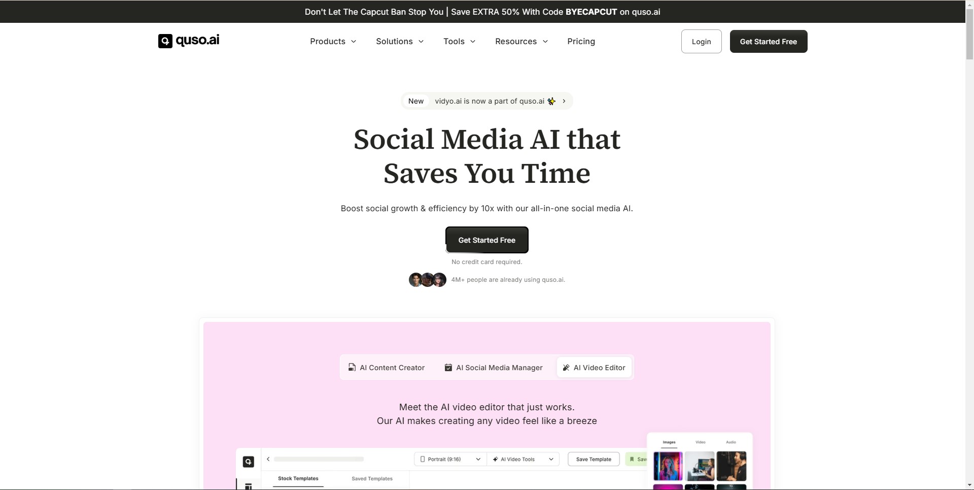 Quso ai: AI-powered content creation and social media management tools