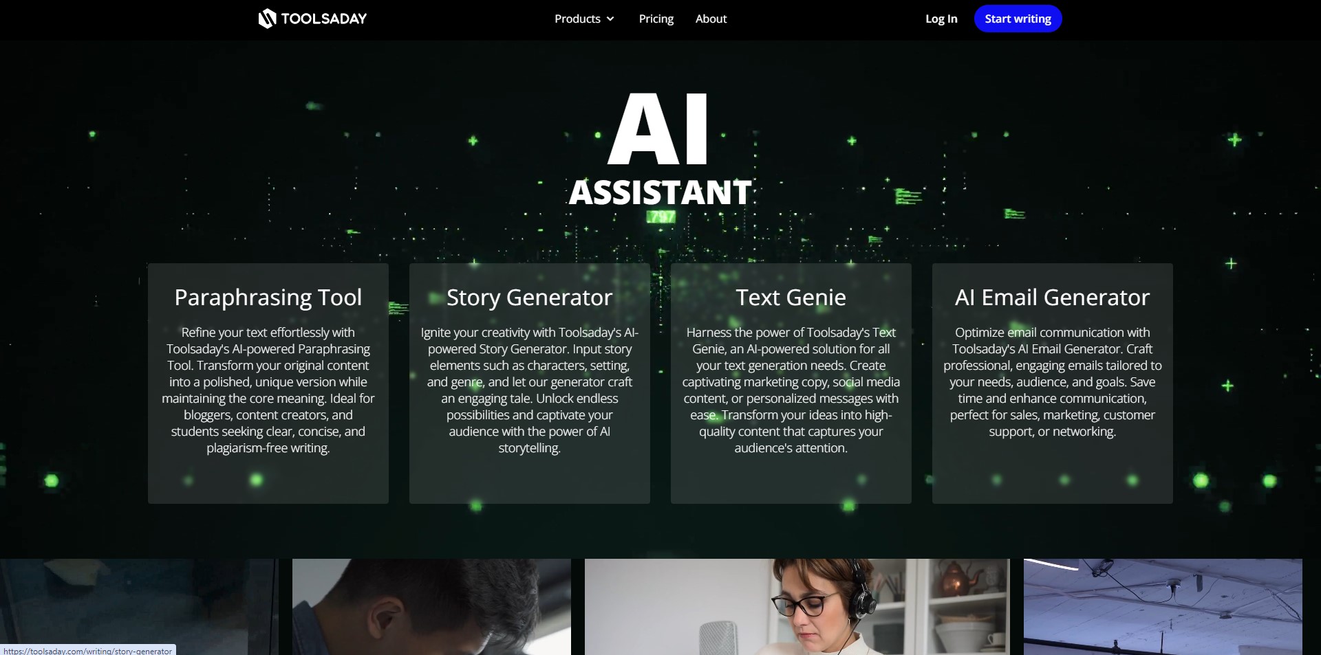Close-up of the Toolsaday AI Novel Studio interface, illustrating advanced story and chapter generation functionality for a deep Toolsaday AI Review.