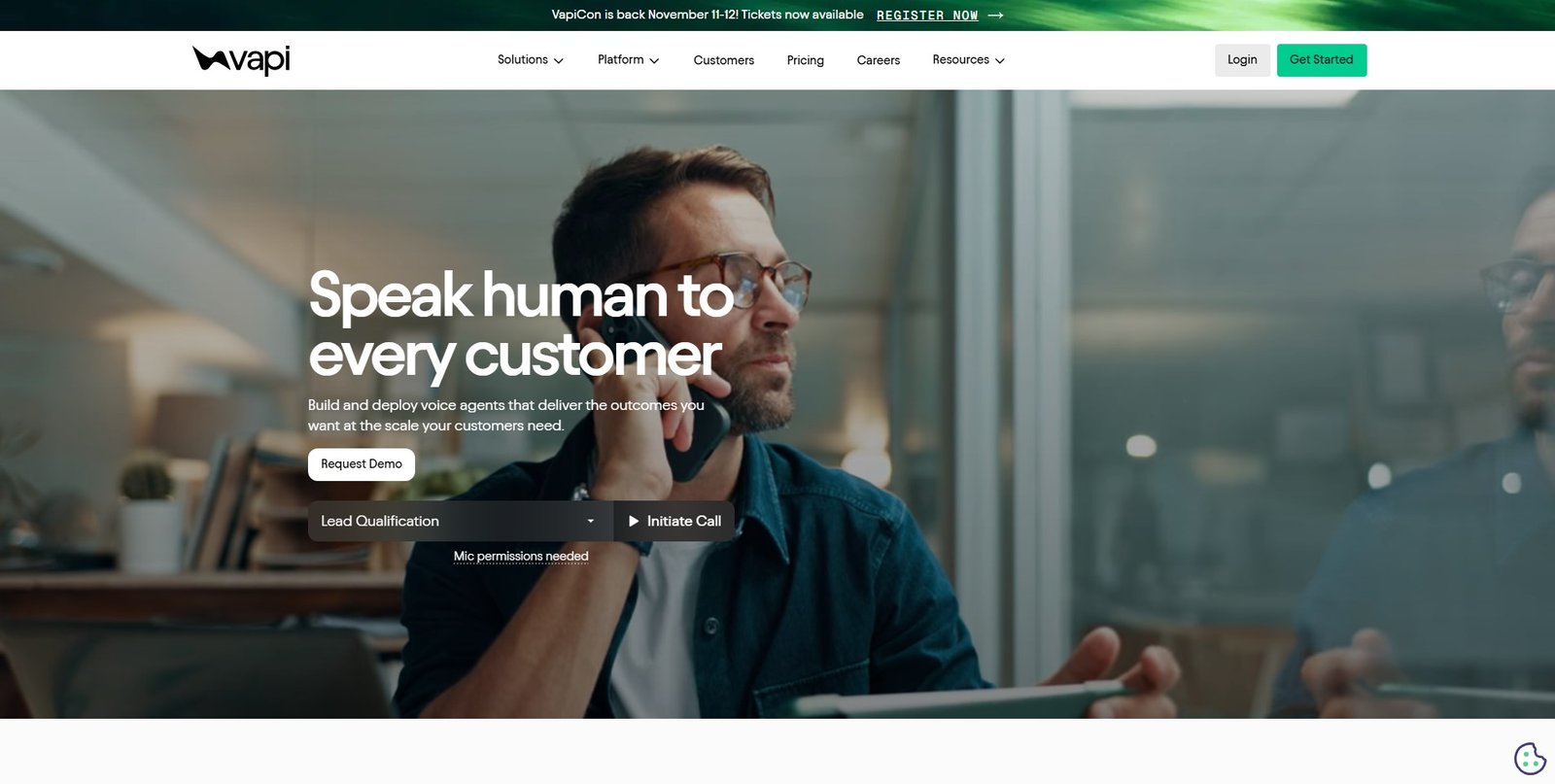 Vapi AI assistant developer platform for building real-time voice assistants