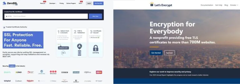 Let’s Encrypt vs. ZeroSSL: Choosing Your Free SSL Certificate